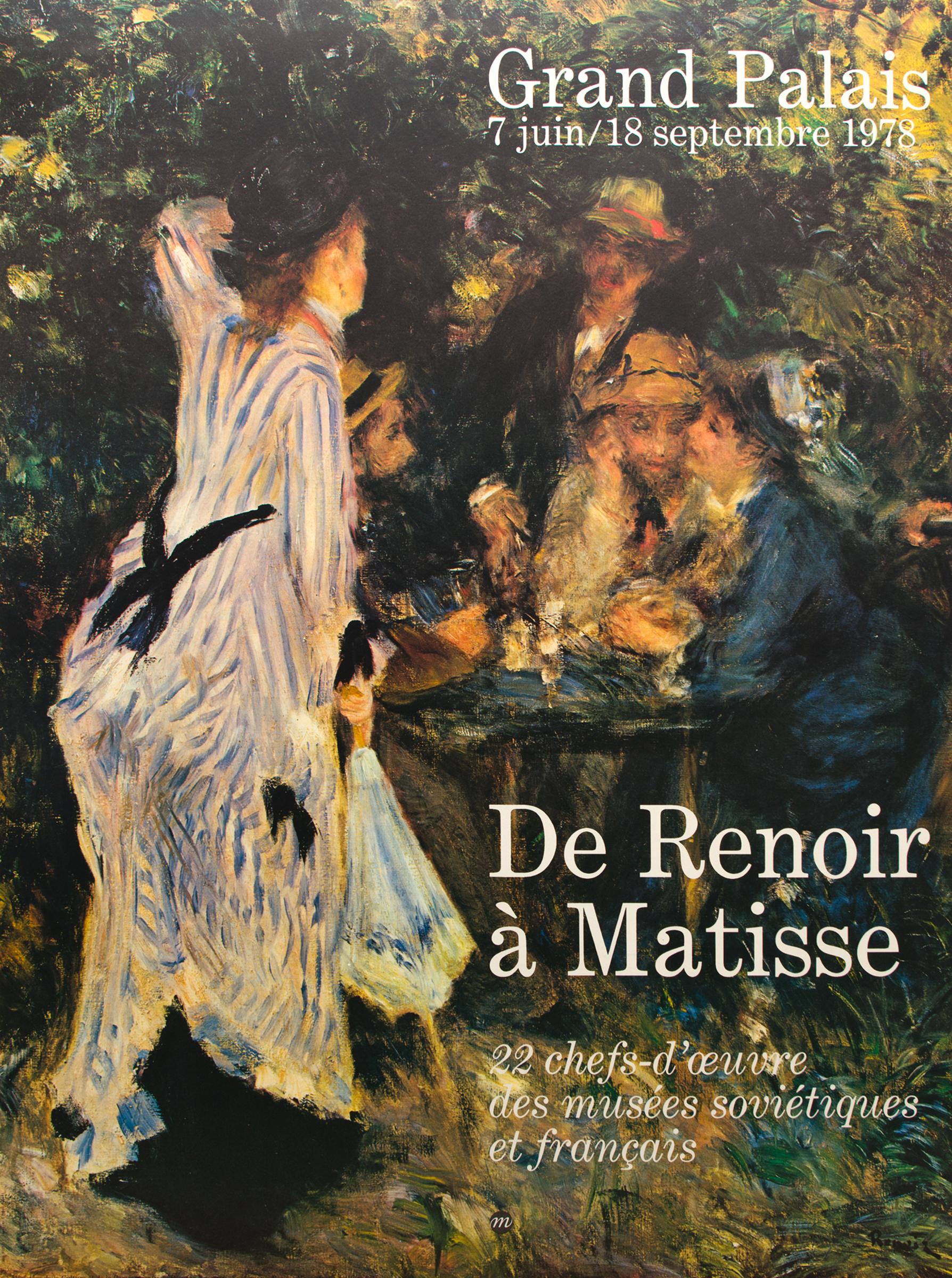 Grand Palais - Renoir à Matisse, Grand Palais, 1978