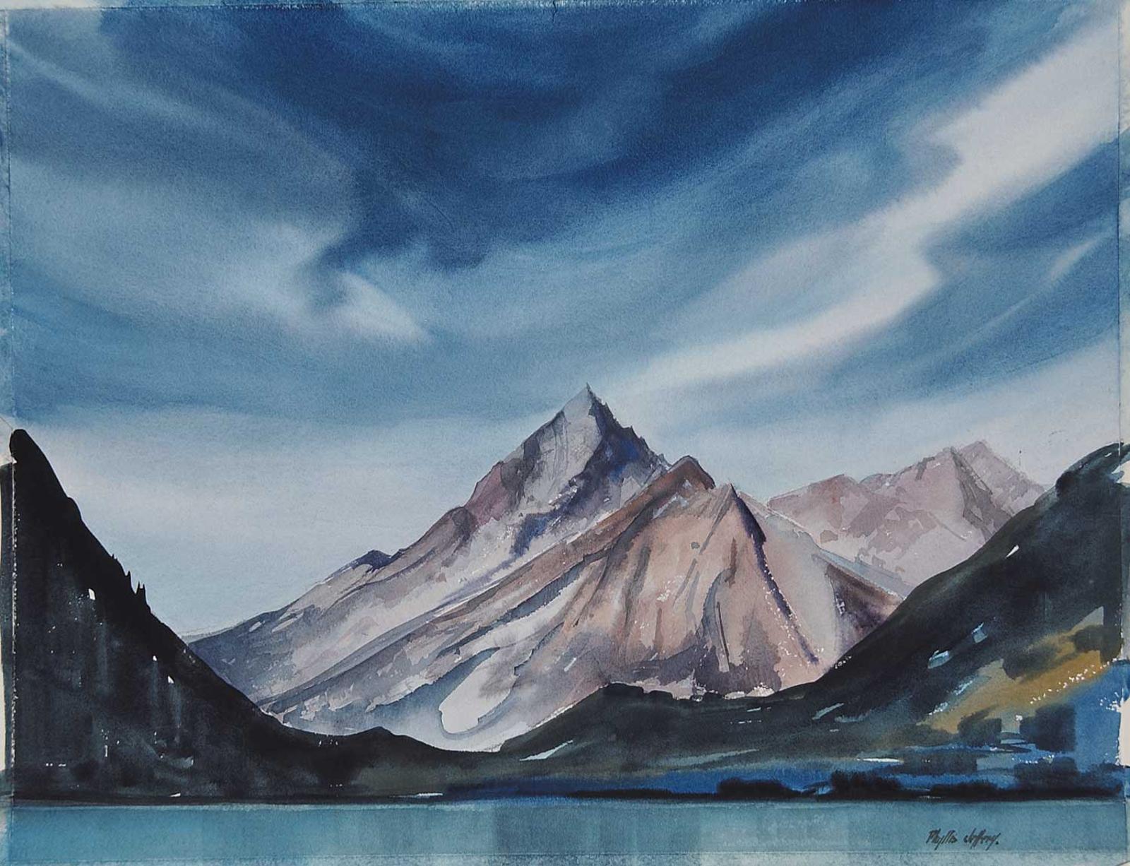 Phyllis Webb Jeffery (1915-2014) - Mount Samson at Maligne