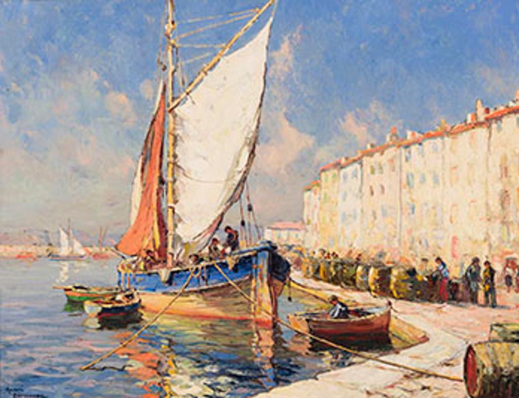 André Beronneau (1896-1973) - Port de St. Tropez