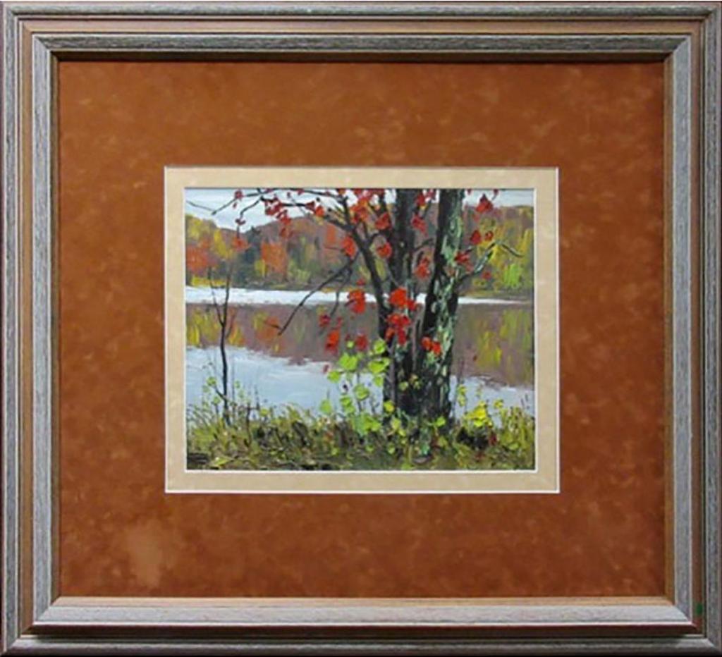 Murray Mccheyne Stewart (1919-2006) - Untitled (Autumn Lake Study)
