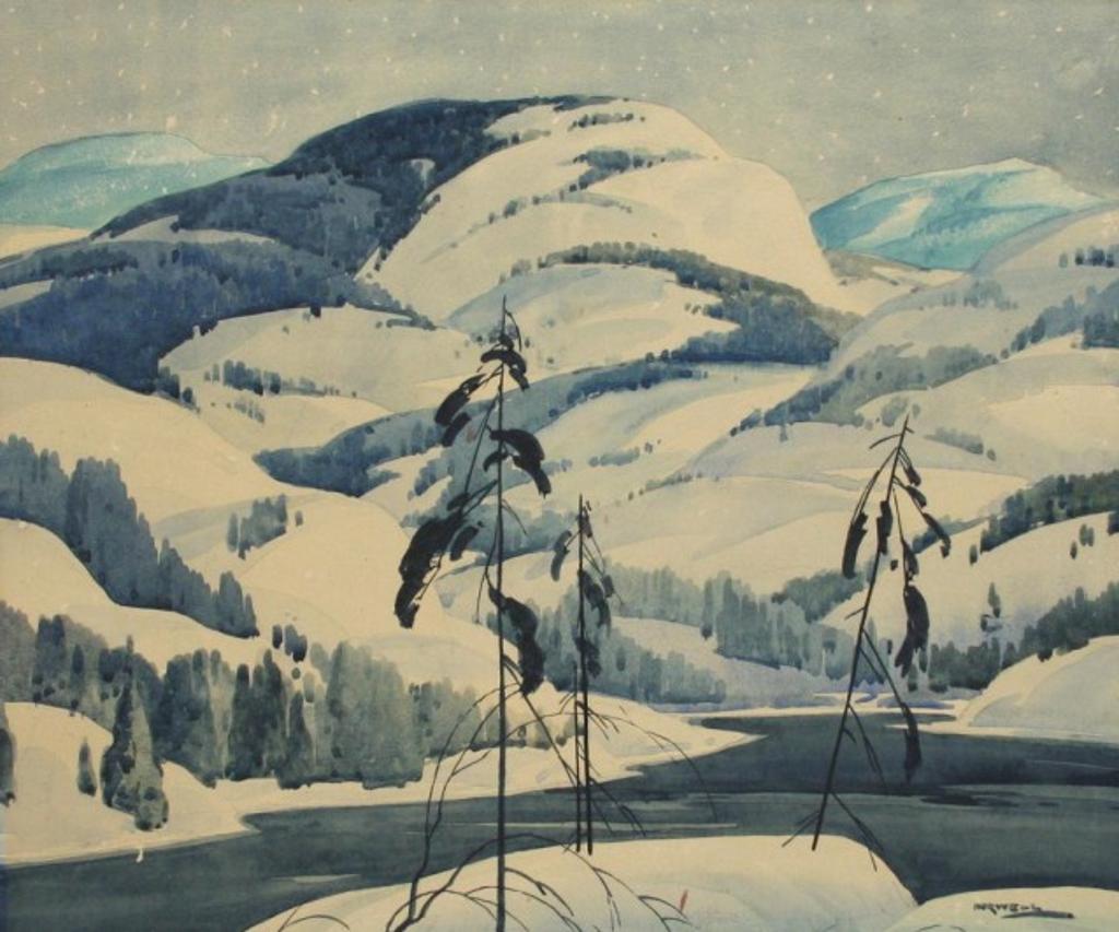Graham Norble Norwell (1901-1967) - Snowfall in the Laurentians