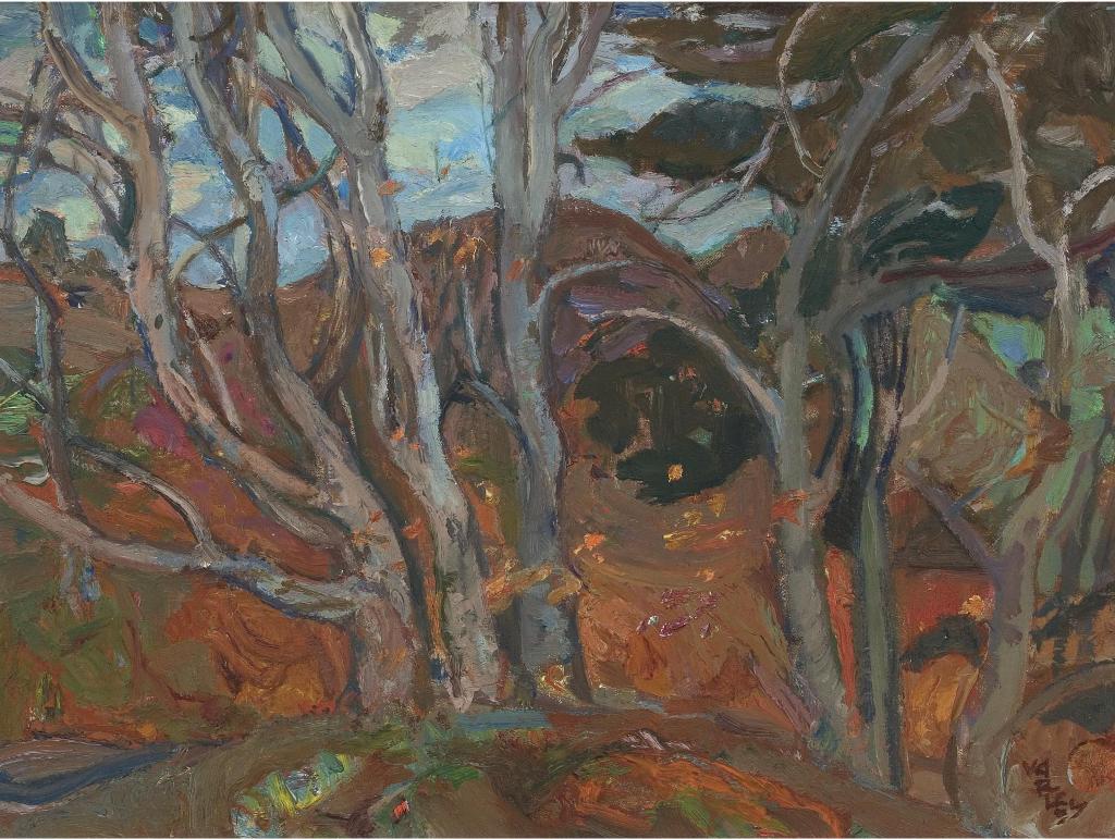 Frederick Horseman Varley (1881-1969) - Autumn Hills