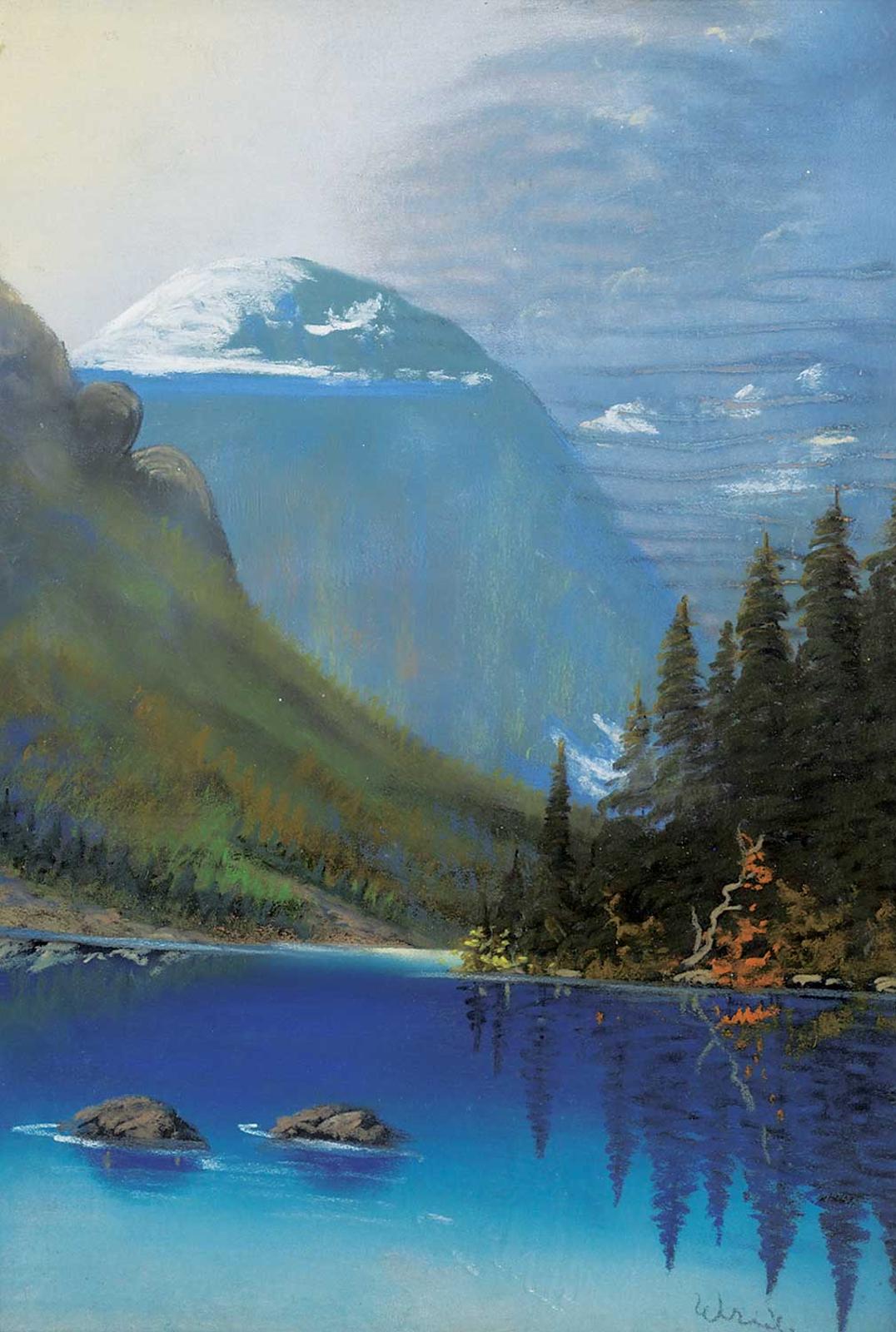 Maisie Wride (1892-1973) - Untitled - Mountain Lake