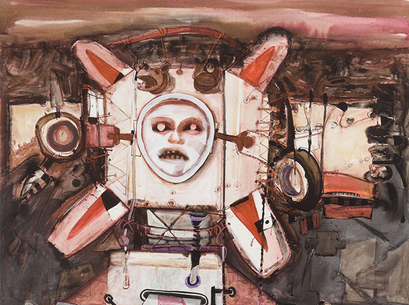 Jack Leaonard Shadbolt (1909-1998) - Fetish Mask