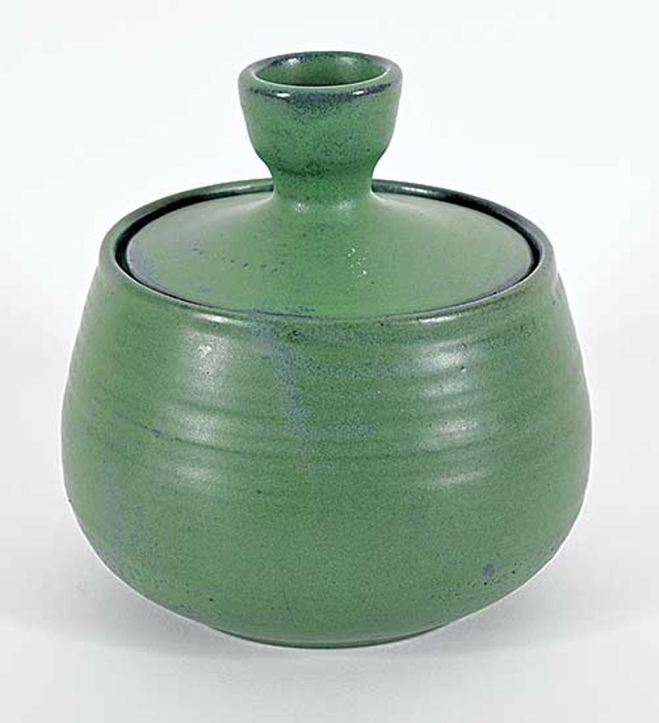 Ceramic Arts Calgary (1957-1977) - Untitled - Sea Green Vase with Lid
