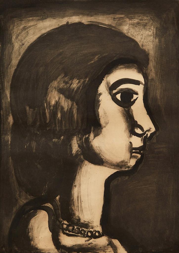 Georges Rouault (1871-1958) - Woman in Side Profile