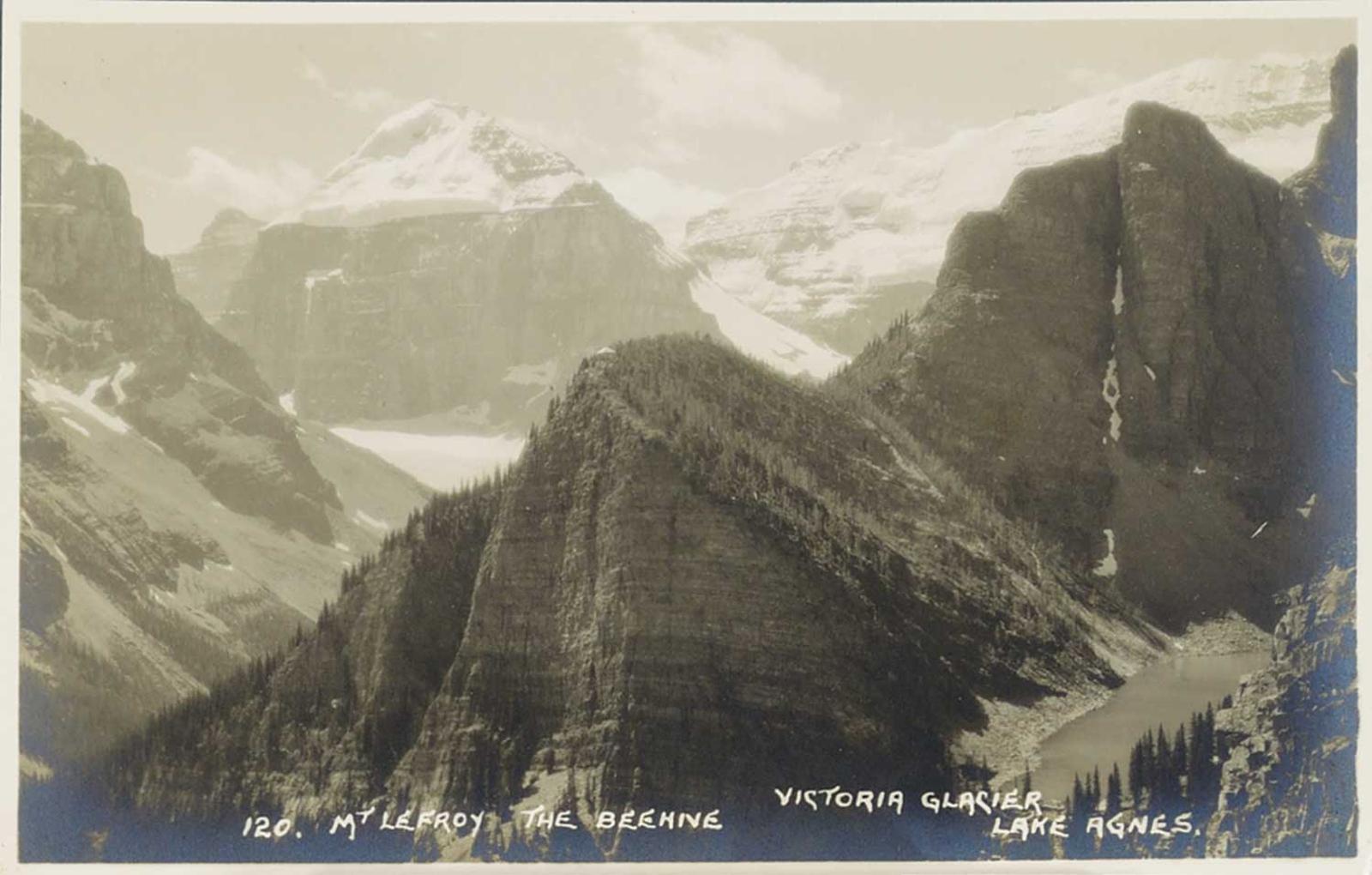 Byron Harmon - No.120 Mt. Lefroy, The Beehive, Victoria Glacier, Lake Louise