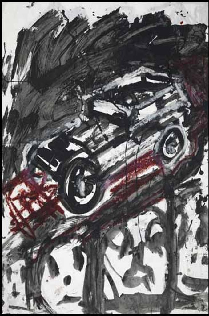 John Tarrell Scott (1950-2007) - Car and Face