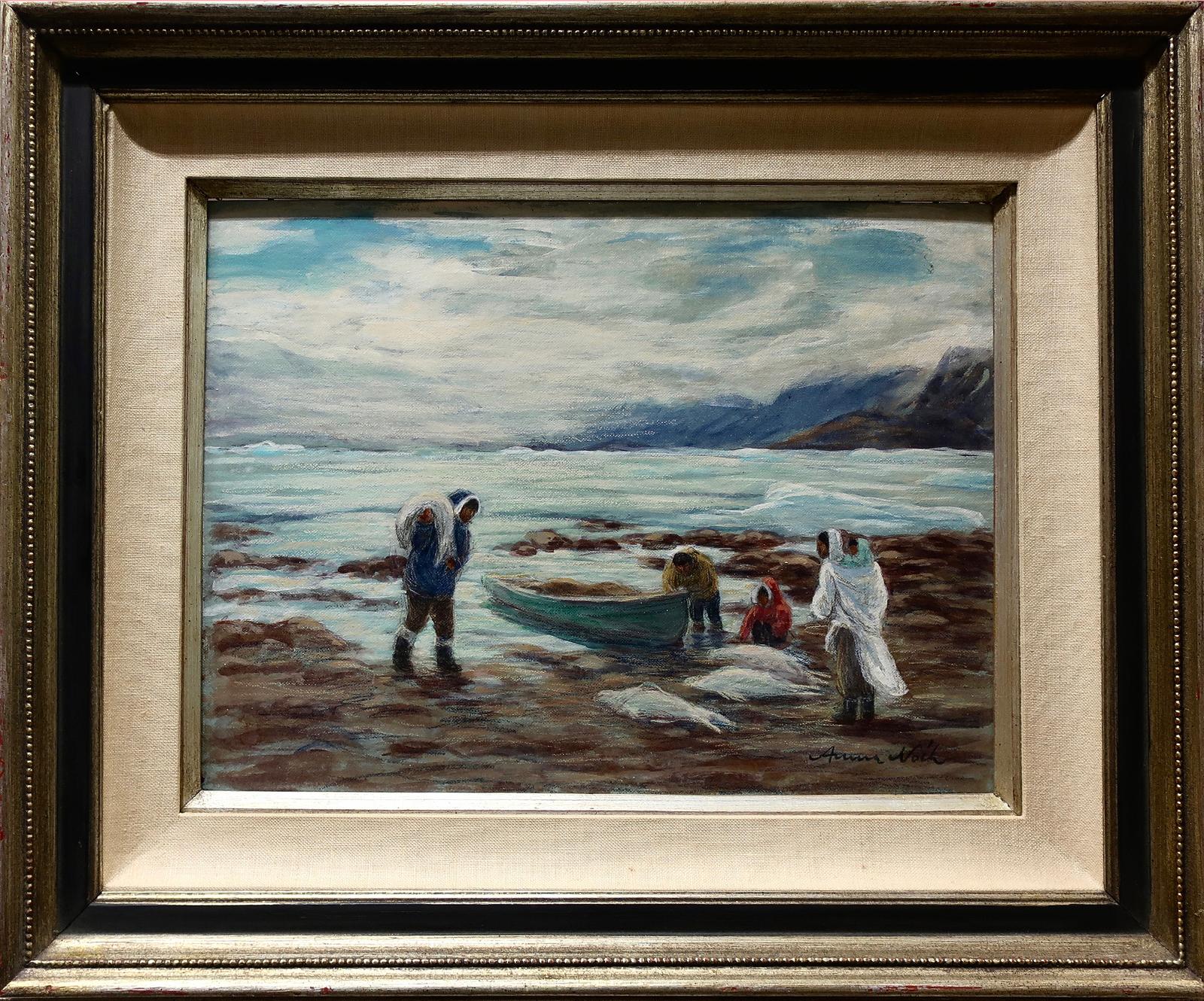 Anna T. Noeh (1926-2016) - Untitled (Seal Hunter's Return)