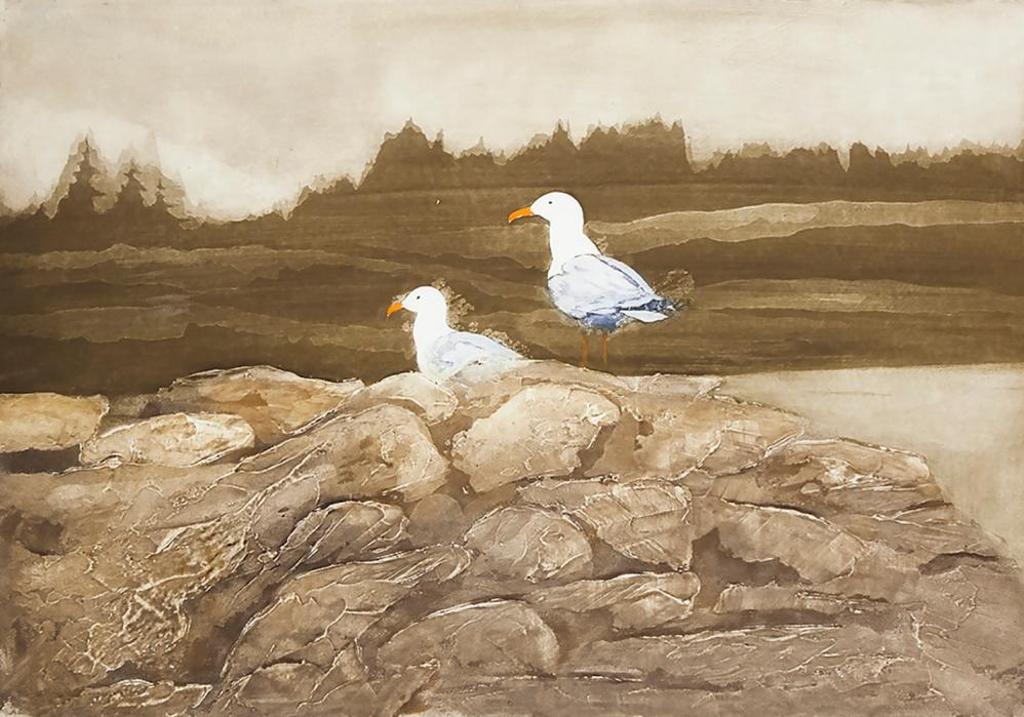 Doug Forsythe (1949) - Gulls at Blue Rocks