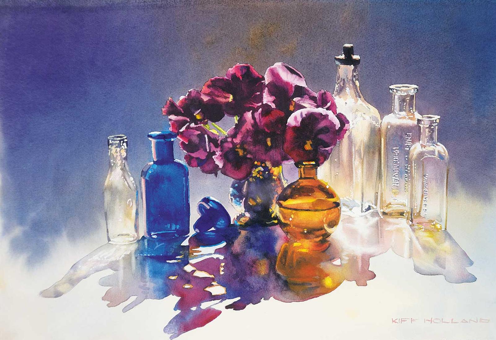 Kiff Holland (1942) - Purple Pansies