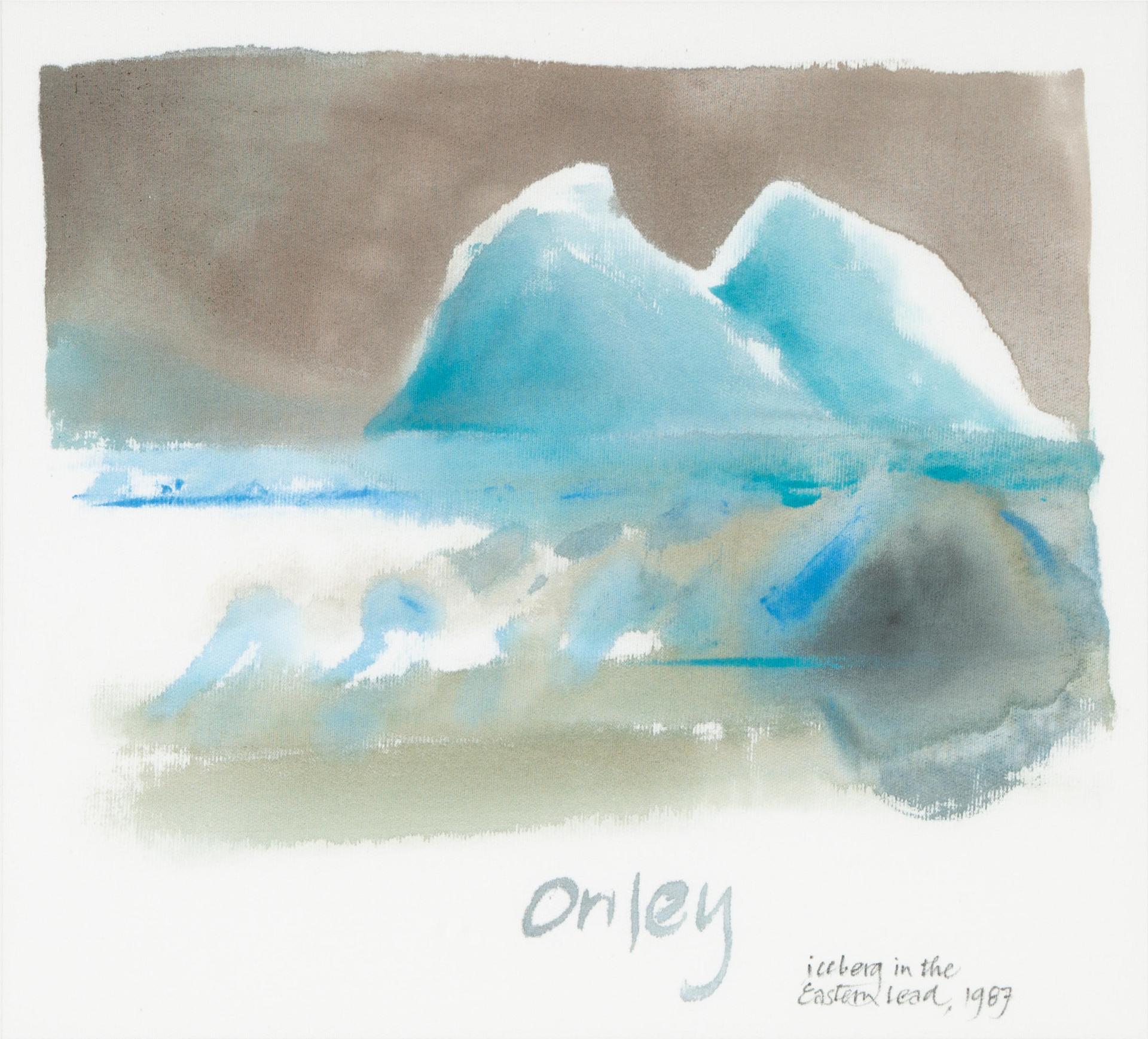 Norman Anthony (Toni) Onley (1928-2004) - Iceberg On The Eastern Lead, 1987