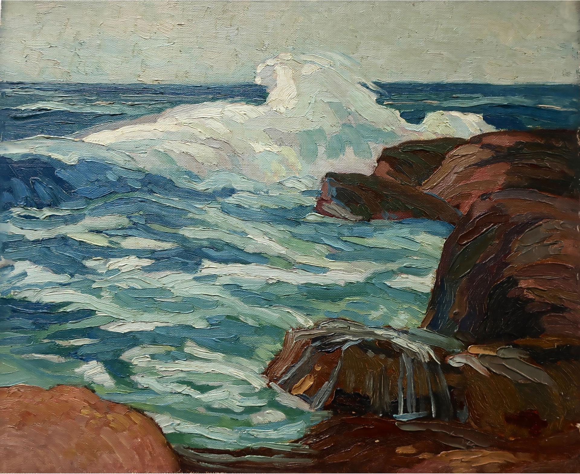 George Henry Griffin (1898-1974) - Untitled (Crashing Waves)