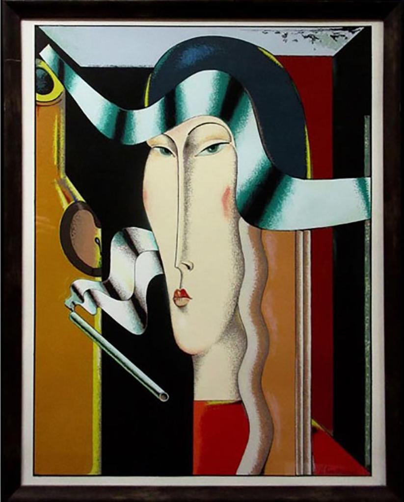 Vasily Kondratuk (1940) - Untitled (Lady Of High Fashion)