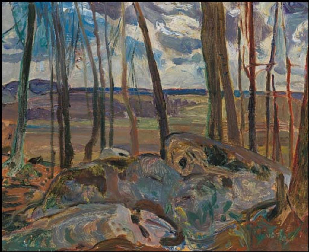 Frederick Horseman Varley (1881-1969) - Interior of the Woods, Doon