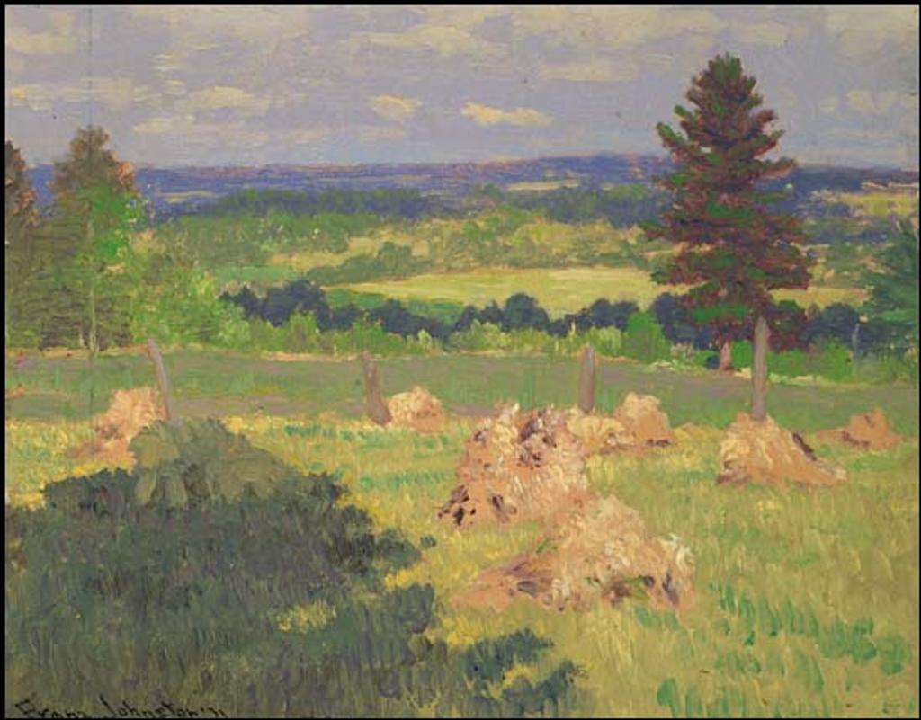 Frank (Franz) Hans Johnston (1888-1949) - Harvest from the Mountain Road, Midland, Ontario