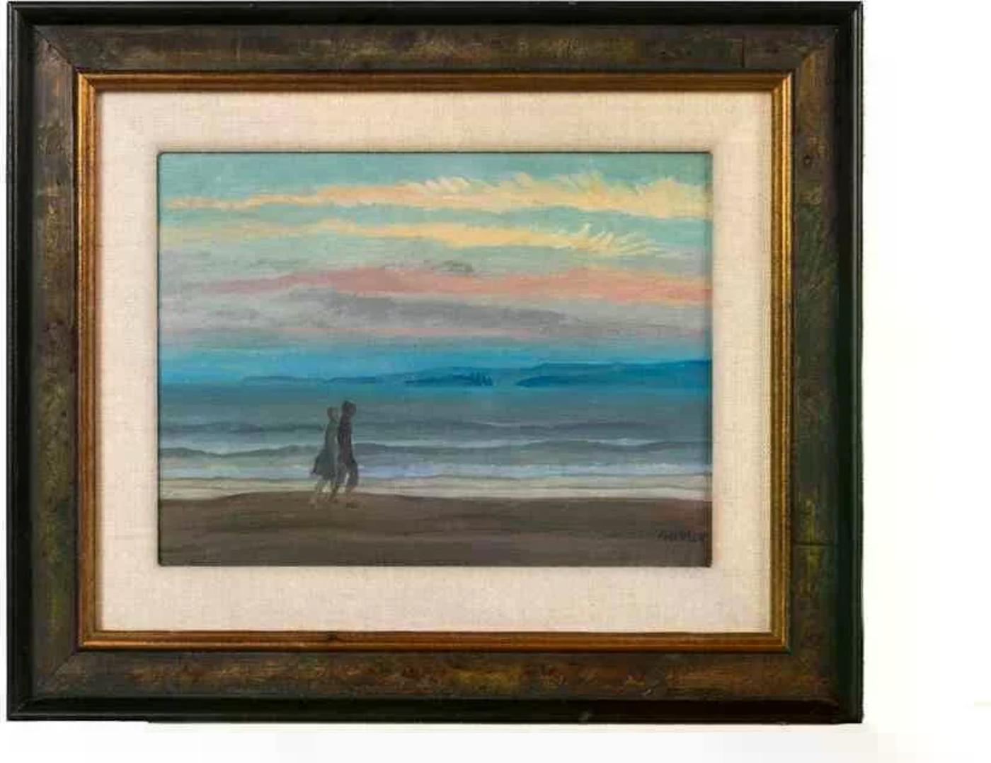 Philip Henry Howard Surrey (1910-1990) - Beach walk