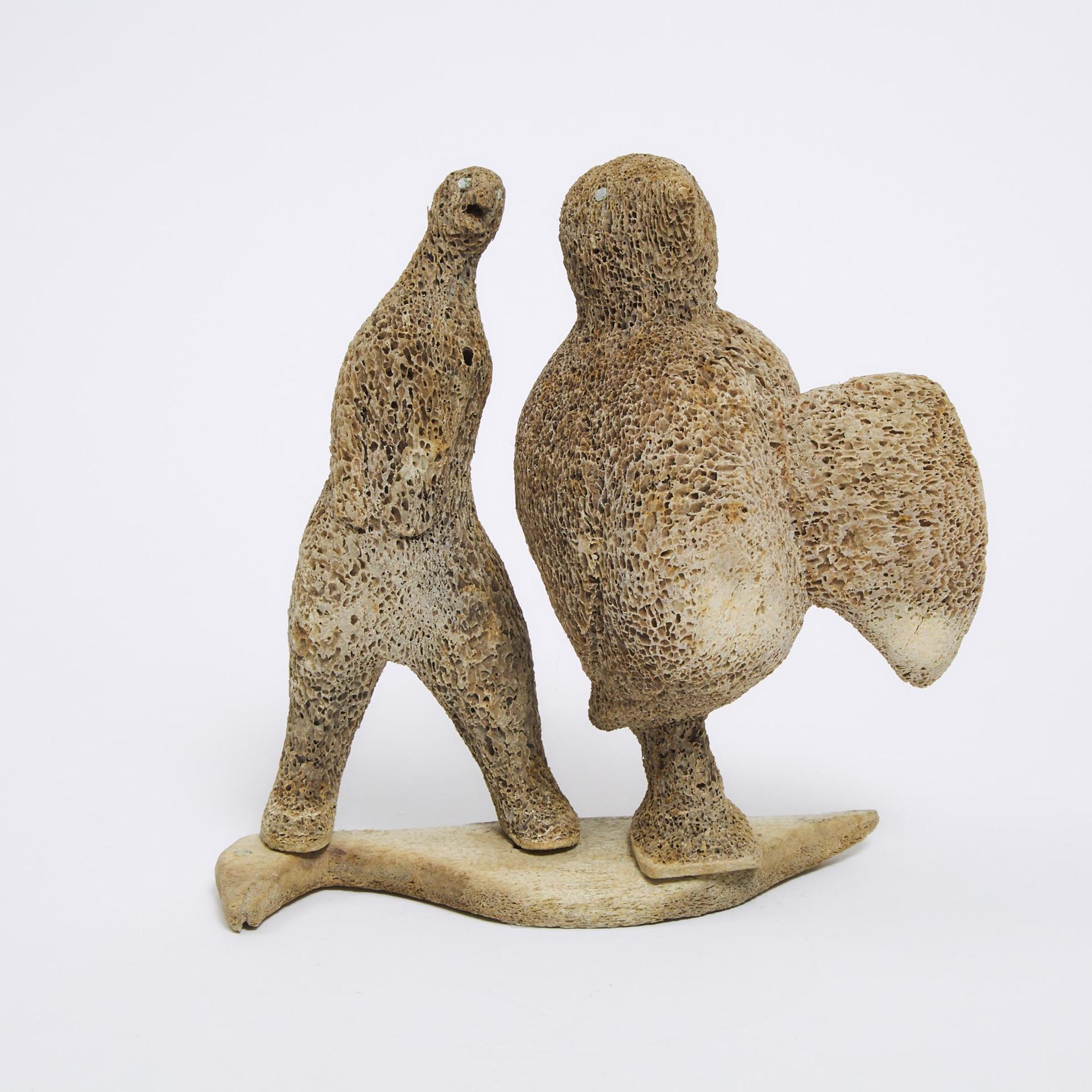 Solomonie Tigullaraq (1924-2000) - Bird Spirits