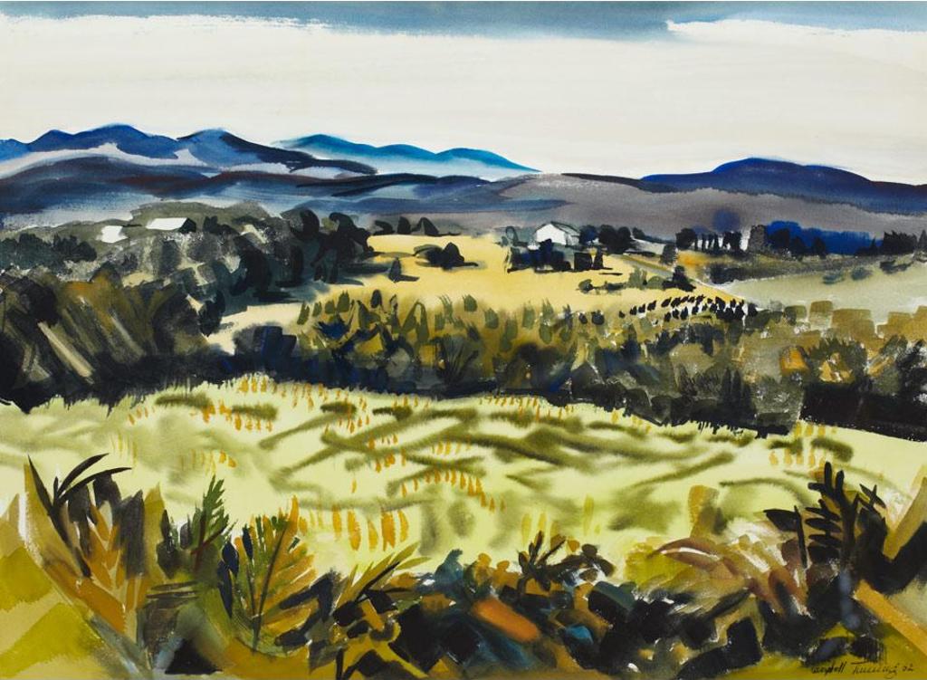 George Campbell Tinning (1910-1996) - Field Beneath Bright Sky