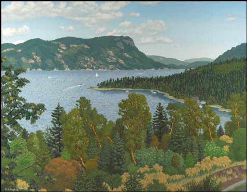 Edward John (E. J.) Hughes (1913-2007) - Above Maple Bay