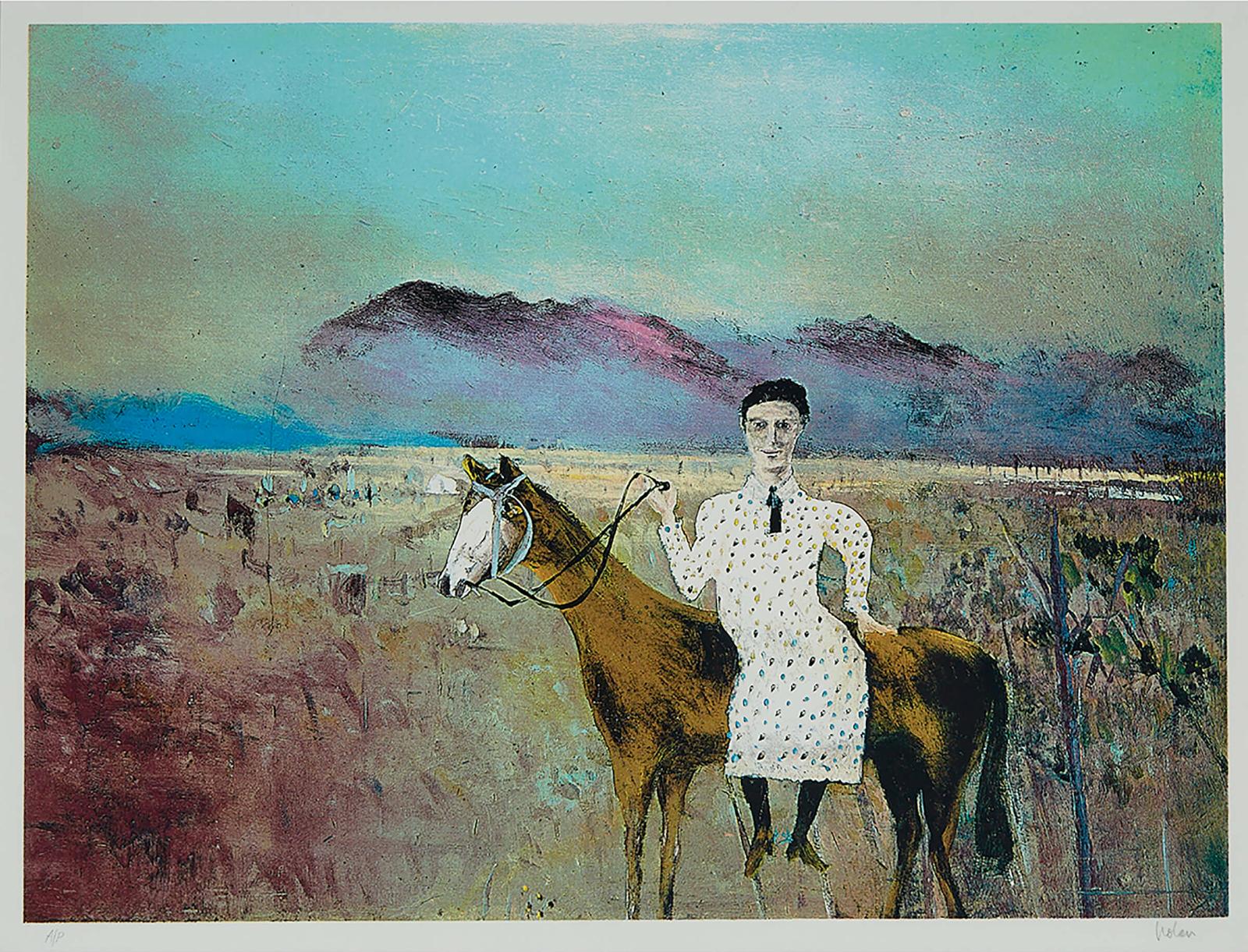 Sidney Nolan (1917-1992) - Steve Hart Dressed As A Girl (From Ned Kelly Series, No. 1), 1970-71