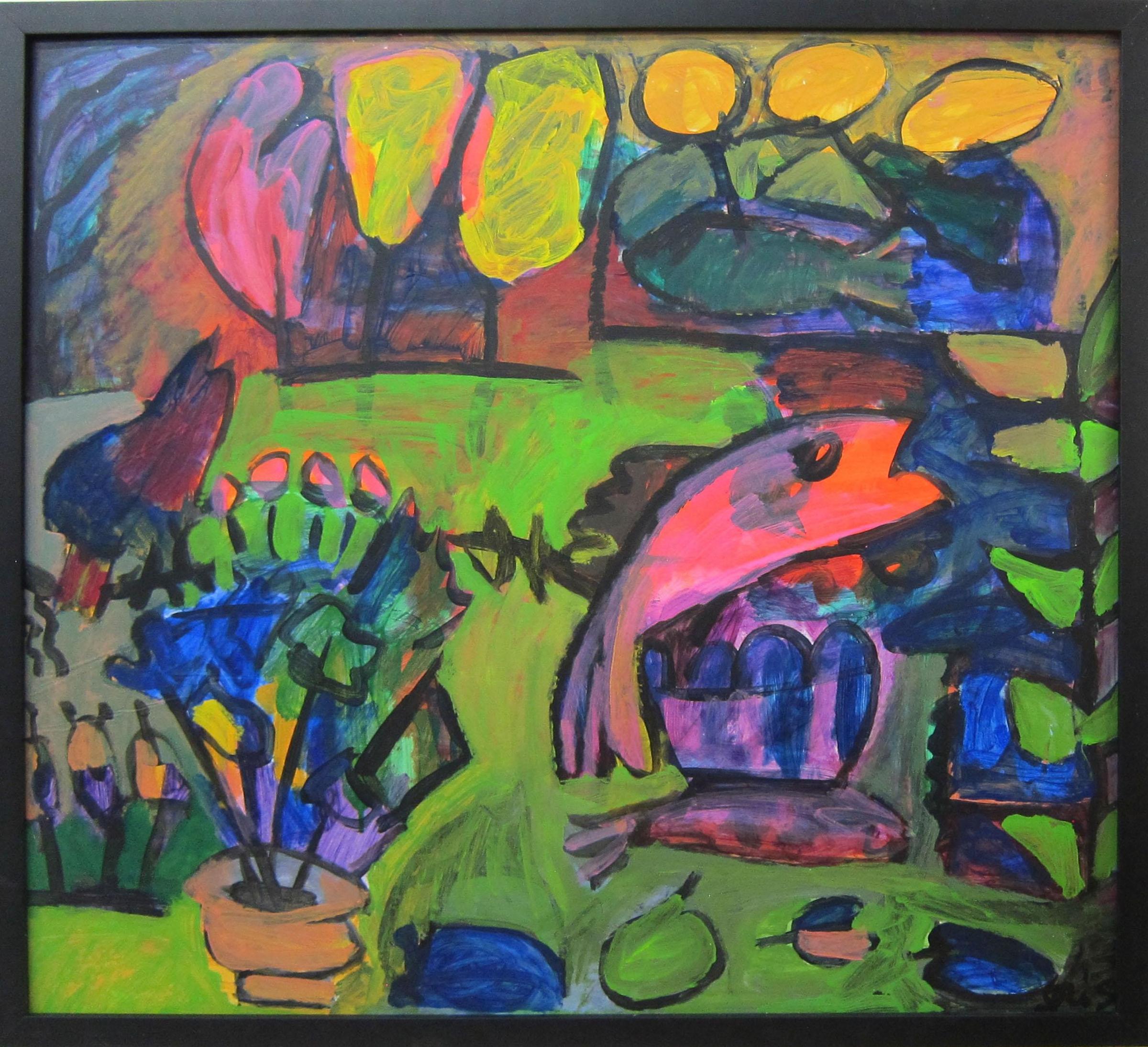 Nicole Elyse Grisé (1942) - poisson sautant