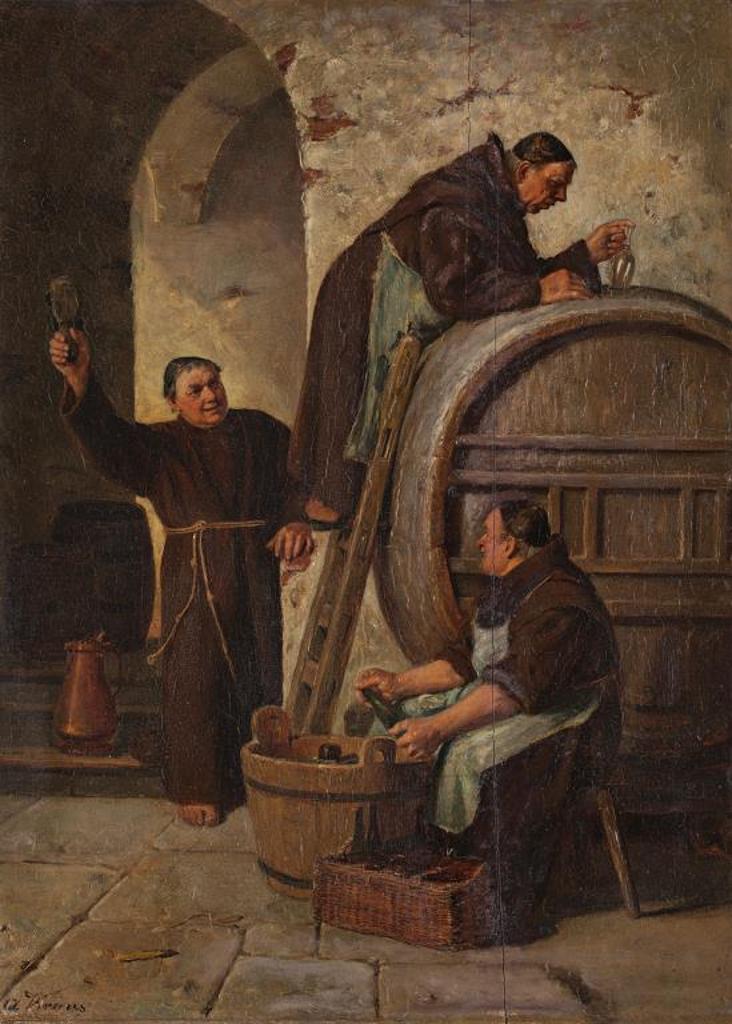 August Kraus (1852-1917) - Daily Chores