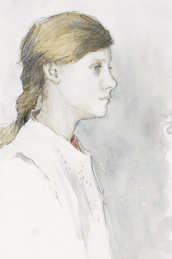 Elizabeth Adela Stanhope Forbes (1859-1912) - Head Of A Girl