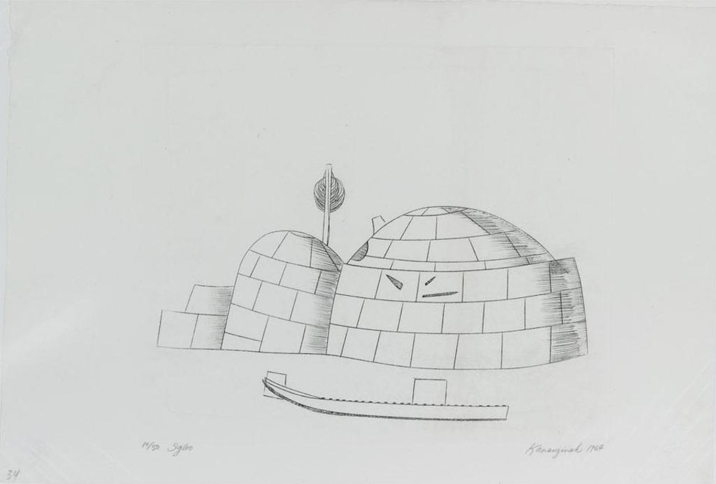 Kananginak Pootoogook (1935-2010) - Igloo