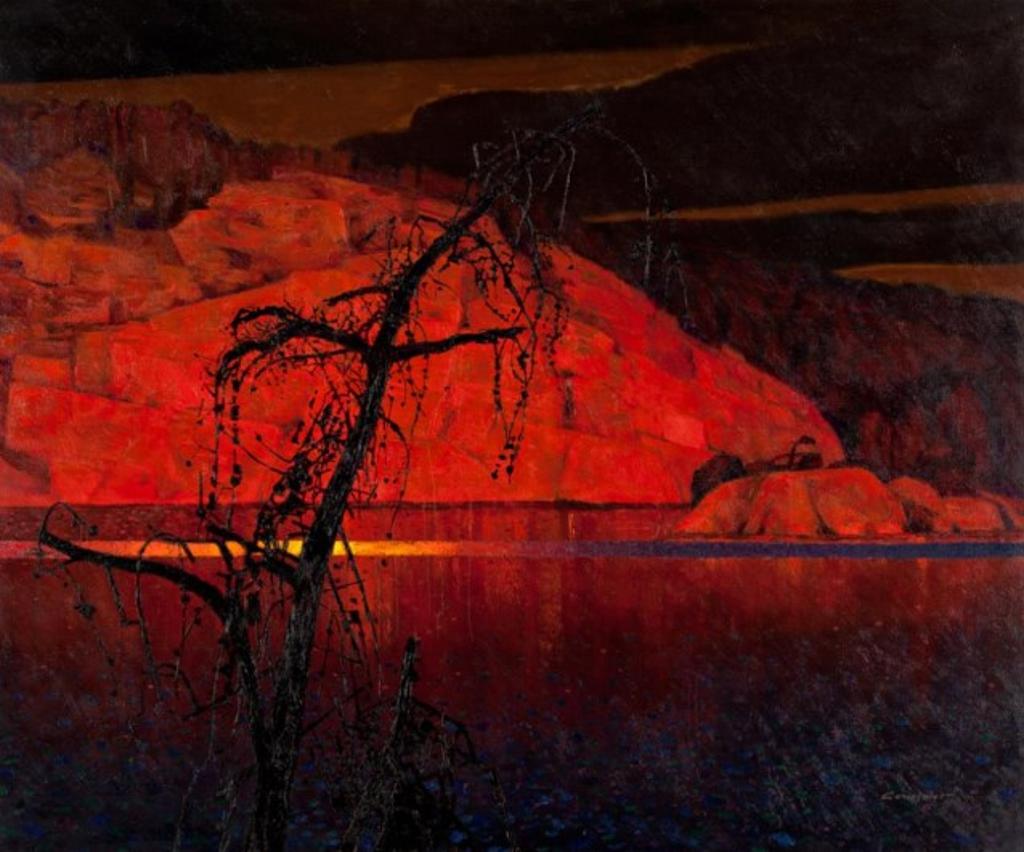 Charles Fraser Comfort (1900-1994) - Nightfall, Clear Lake