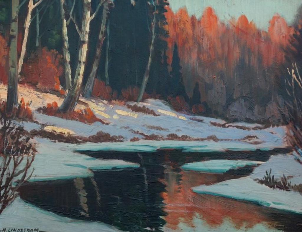 Matt Lindstrom (1890-1975) - Near Bragg Creek, Alberta; Ca 1950