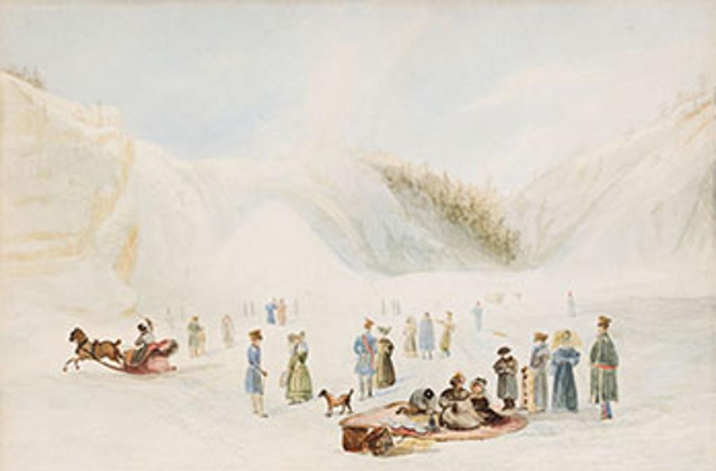 James Pattison Cockburn (1778-1847) - The Cone of Montmorency - Canada