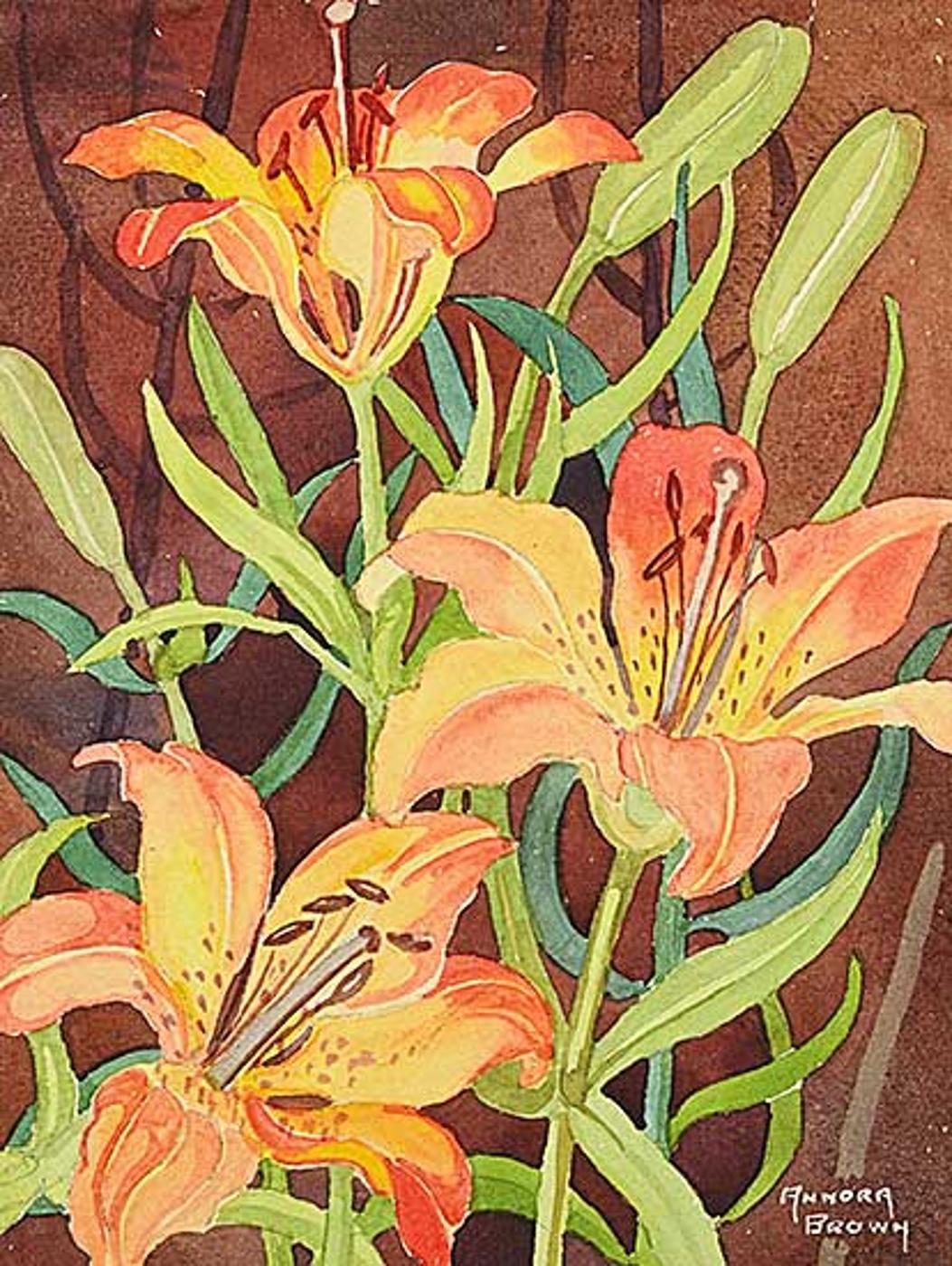 Annora Brown (1899-1987) - Untitled - Tiger Lilies