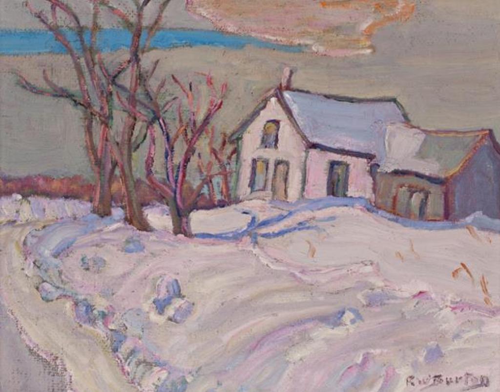 Ralph Wallace Burton (1905-1983) - Vacant House on the Nation River