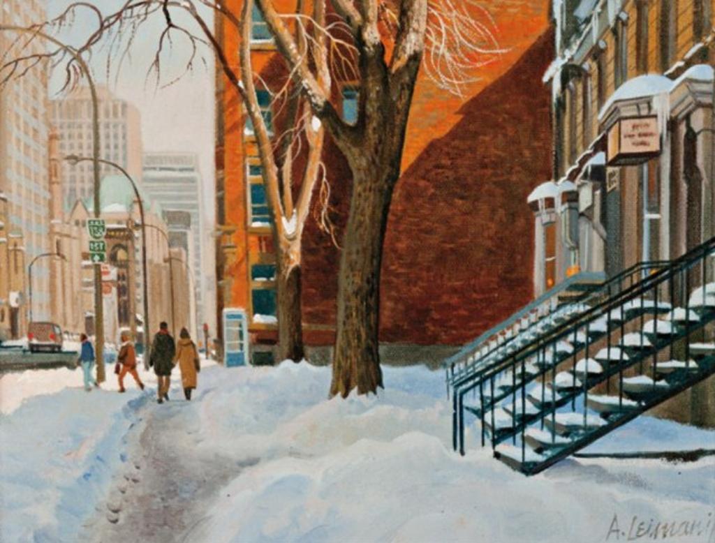 Andris Leimanis (1938) - Morning Shadow, Sherbrooke St. West
