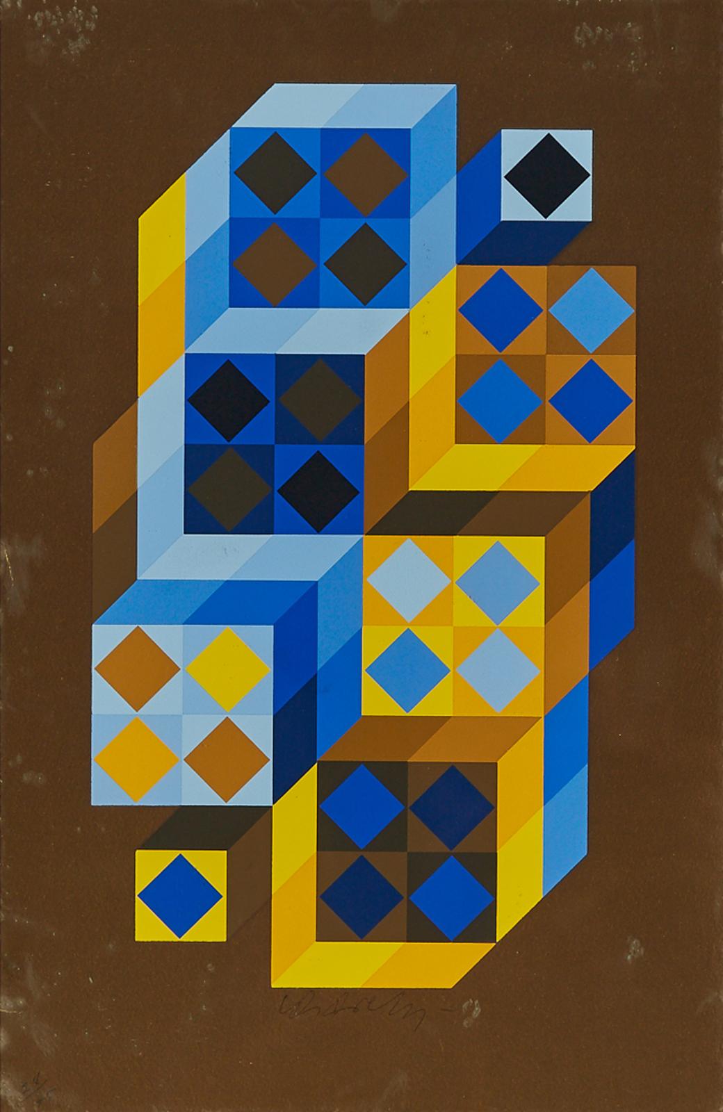Victor Vasarely (1906-1997) - TRIDUM - GORDES, 1968-70