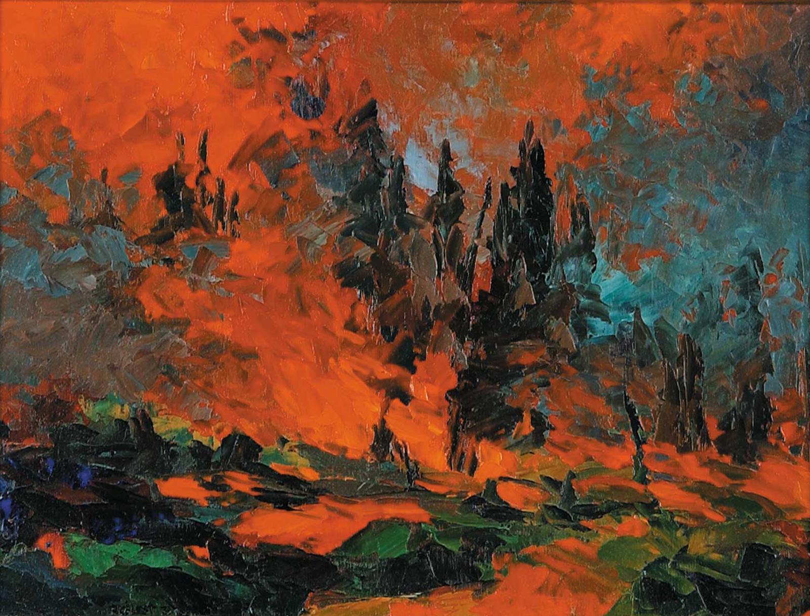 Robert Guest (1938) - Forest Fire Study Series 39 of 43