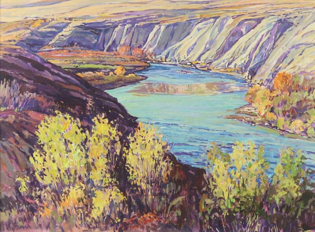 William (Bill) Duma (1936) - Bend In The Crowsnest River