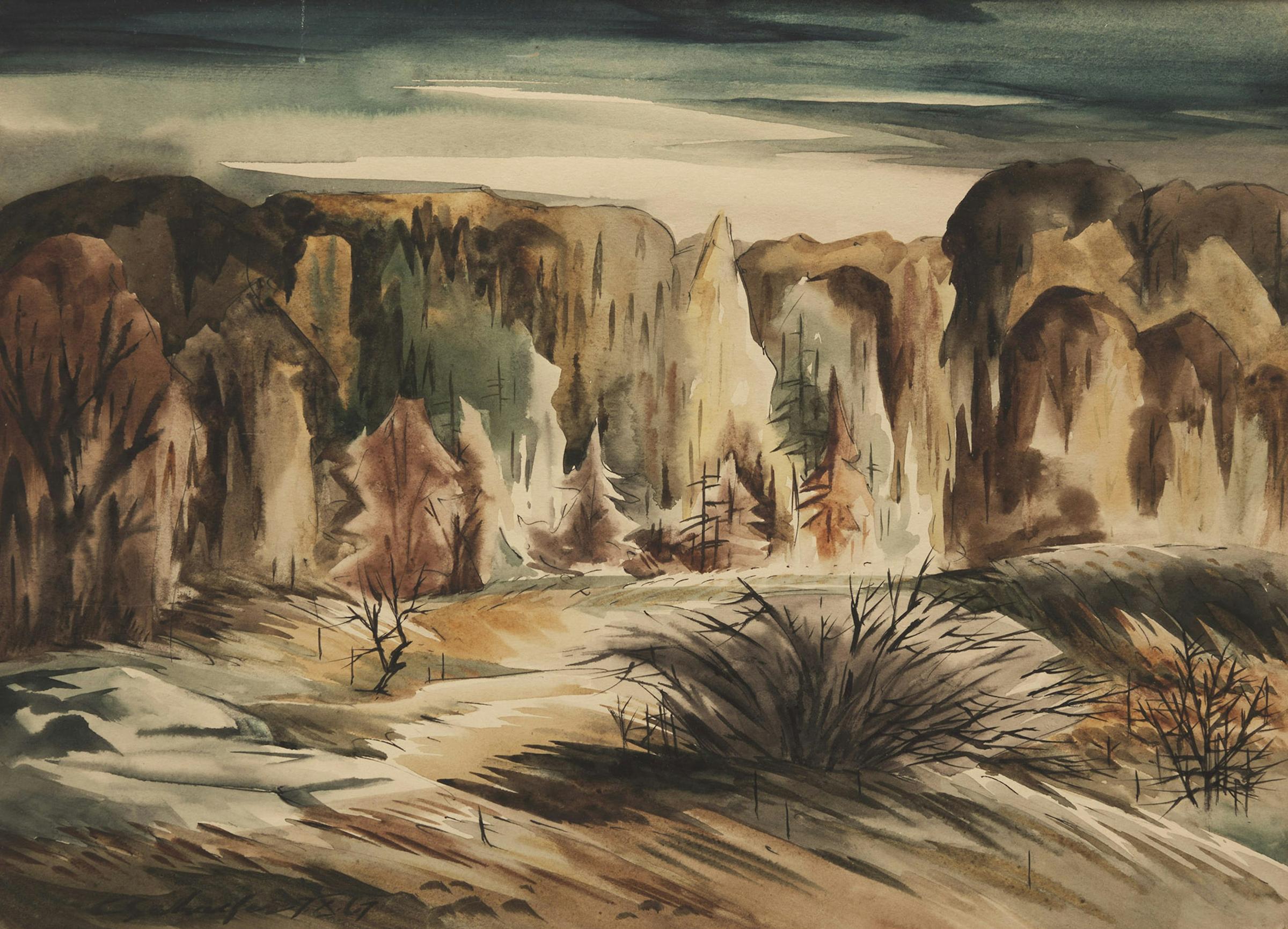 Carl Fellman Schaefer (1903-1995) - Clearing Near Hawk Lake, Haliburton