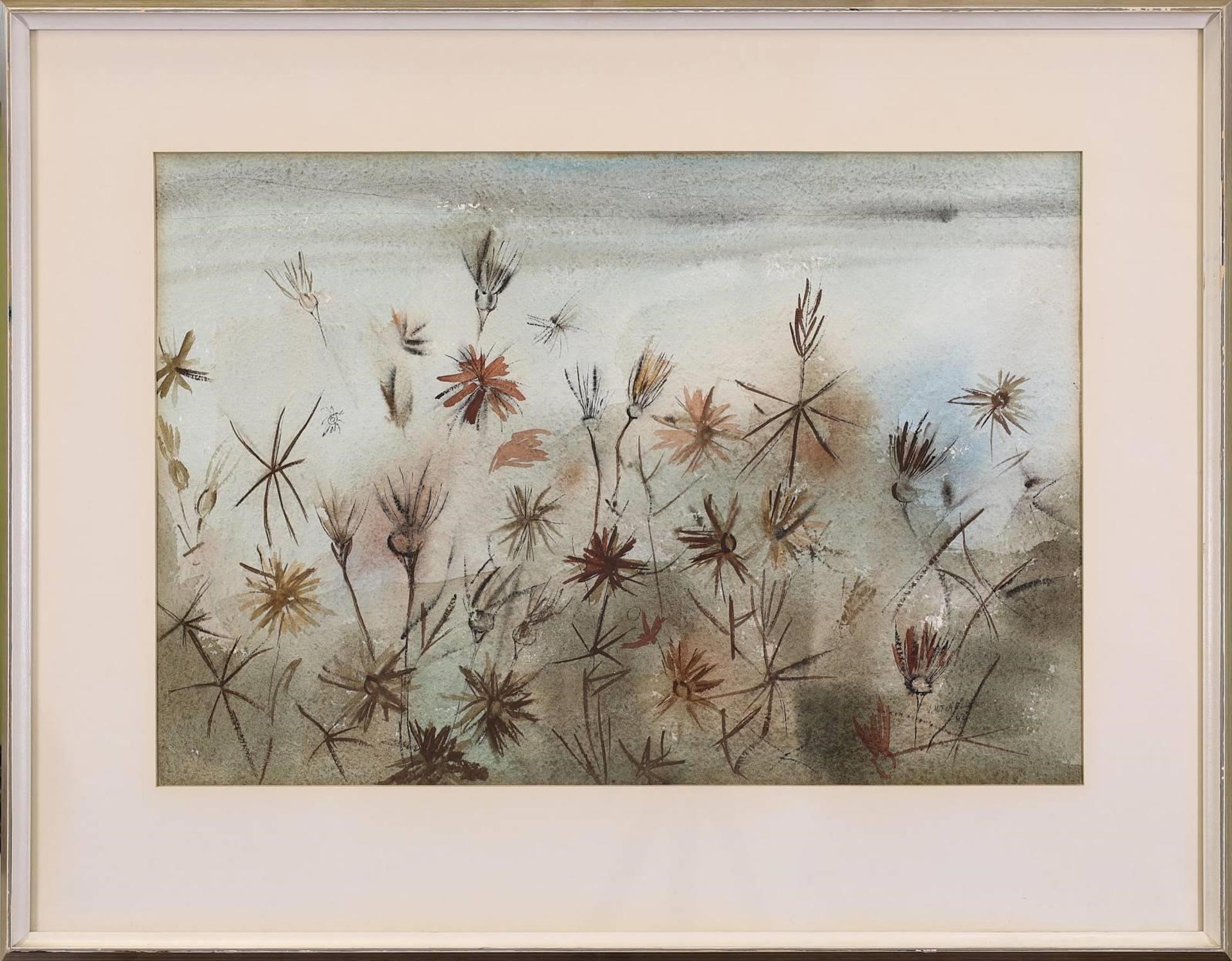 Janet Mitchell (1915-1998) - Untitled, Autumn Field; 1962