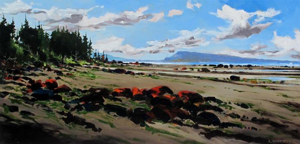 Allan Dunfield (1950) - Behind The Tide (Toward Denman Island); 2010
