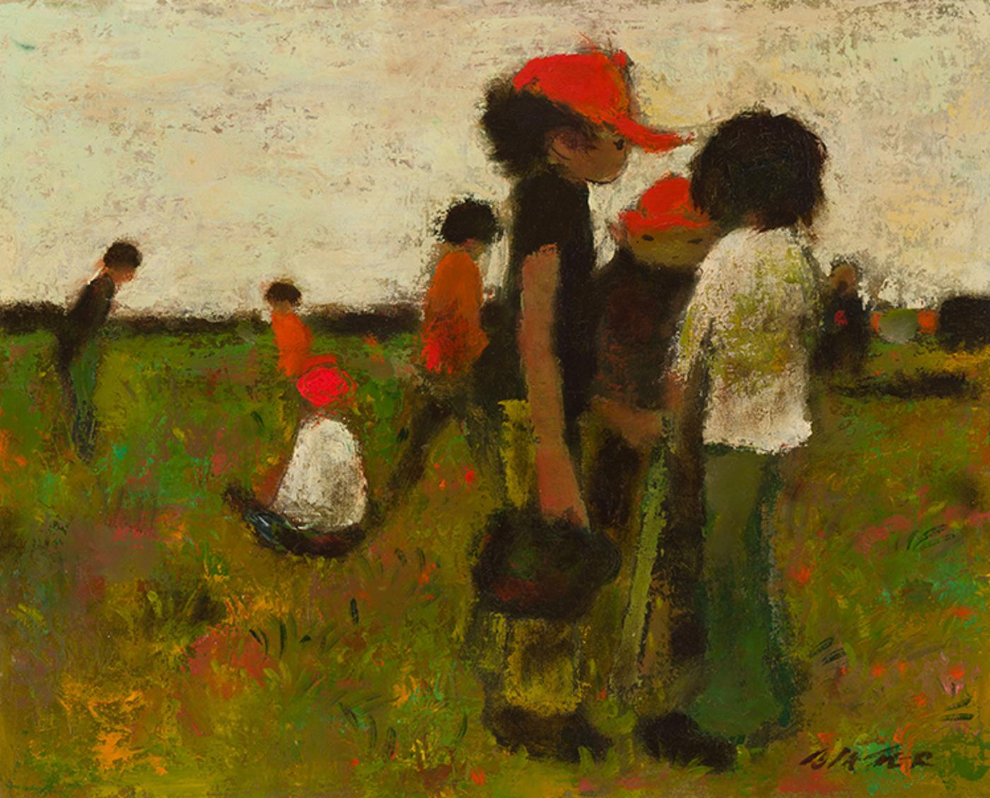 William Arthur Winter (1909-1996) - Untitled (Ball Players)