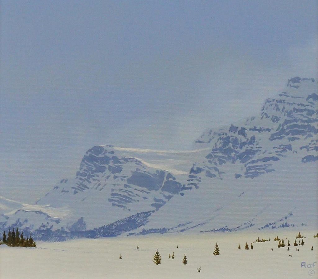 Ted Raftery (1938) - Bow Lake, Winter; 1983