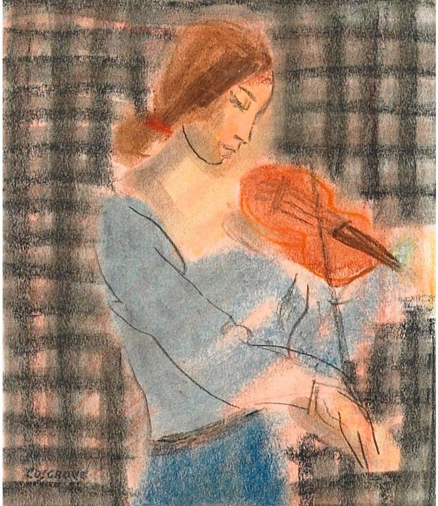 Stanley Morel Cosgrove (1911-2002) - Woman Playing A Violin