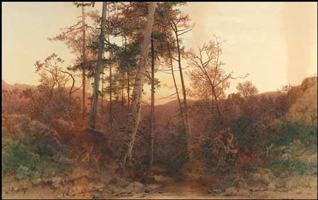 Otto Rheinhold Jacobi (1812-1901) - Landscape with Trees