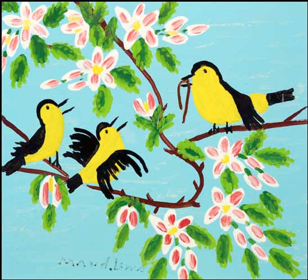 Maud Kathleen Lewis (1903-1970) - Three Birds