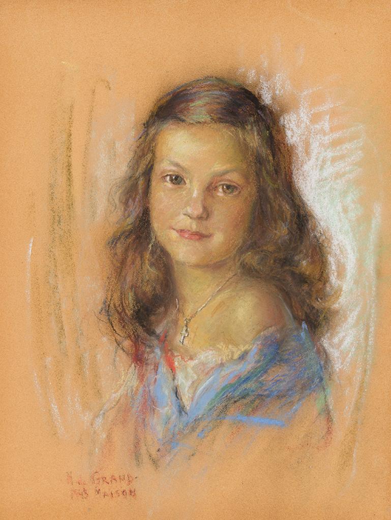 Nicholas (Nickola) de Grandmaison (1892-1978) - Portrait of a Young Girl