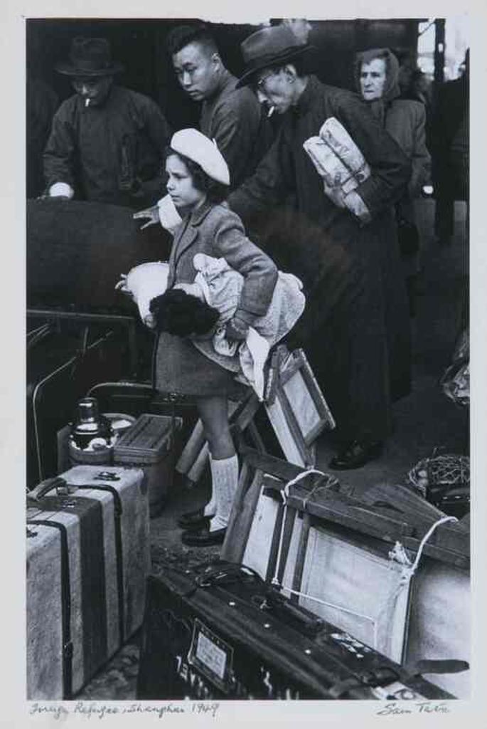 Sam Tata (1911-2005) - Foreign Refugees, Shanghai, 1949