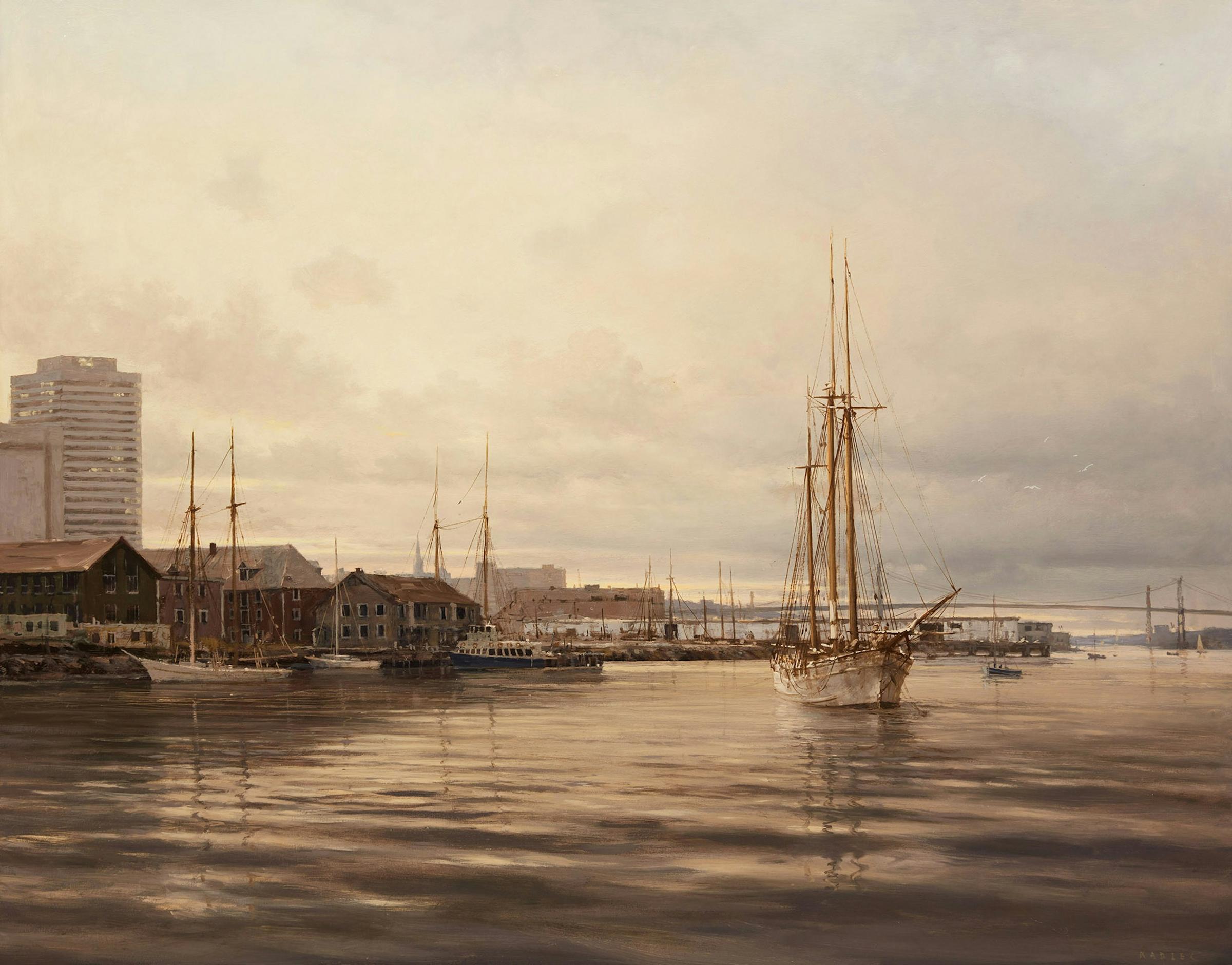 Dusan Kadlec (1942) - Looking Toward Purdy's Wharf