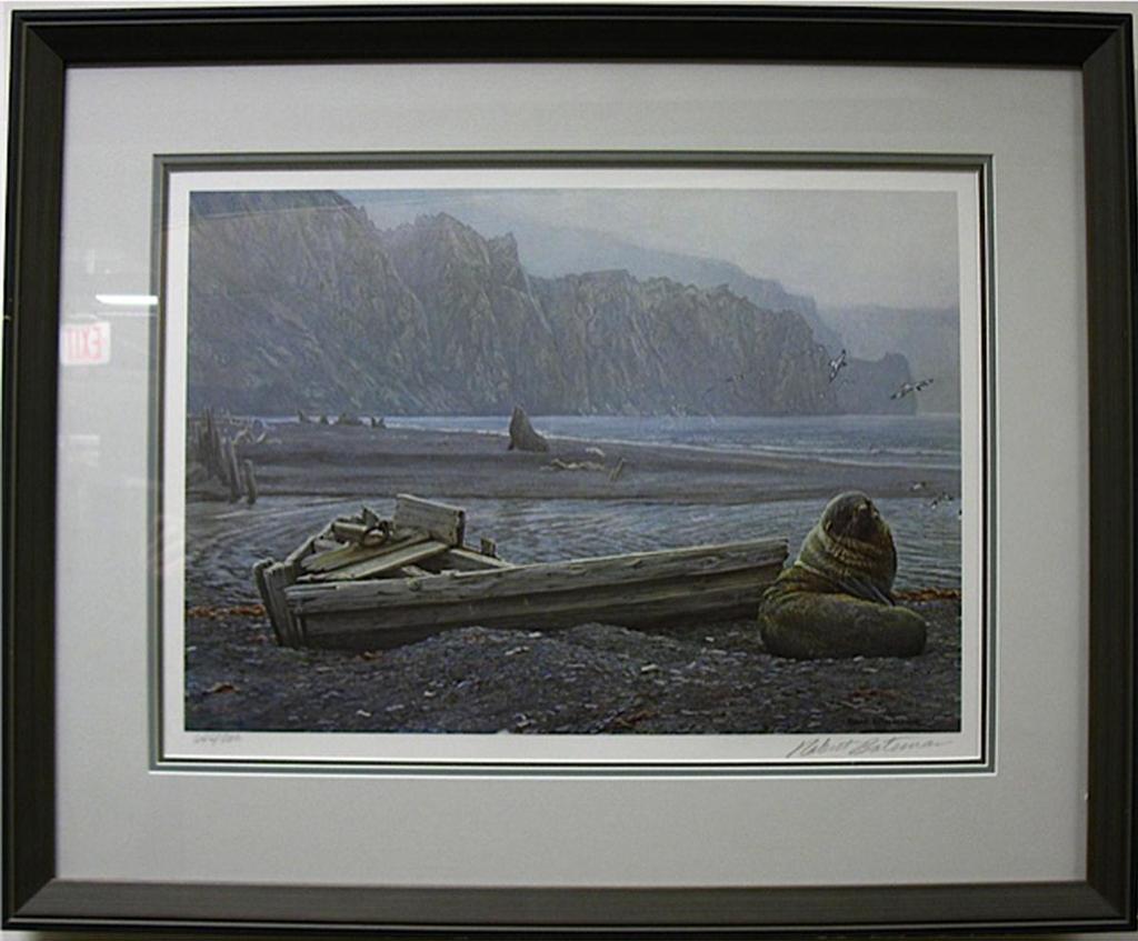 Robert Mclellan Bateman (1930-1922) - Old Whaling Base And Fur Seals